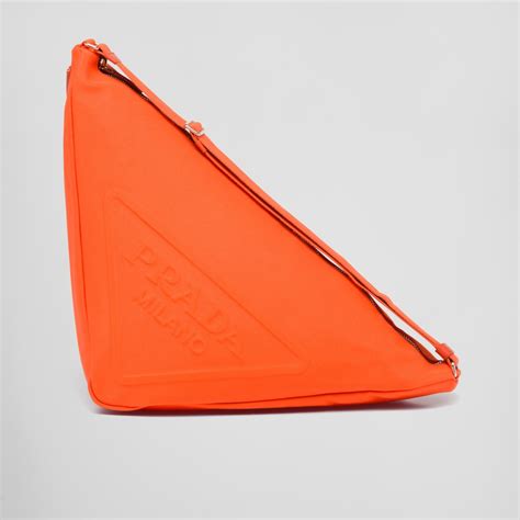 prada triangle bag orange|Prada triangle bag for sale.